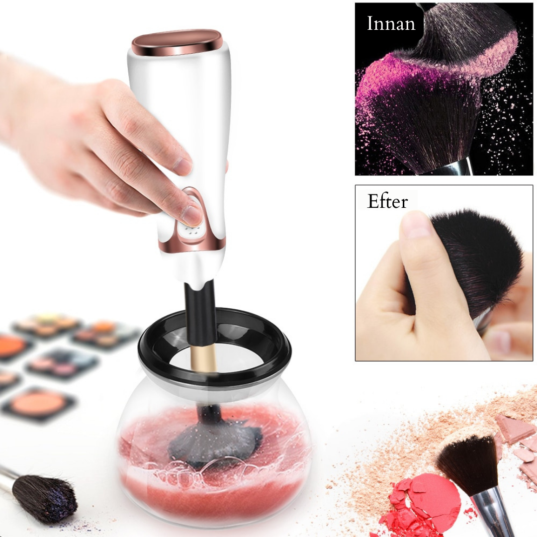 1 set Rechargeable Electric Makeup Brush Cleaner Dryer Automatic